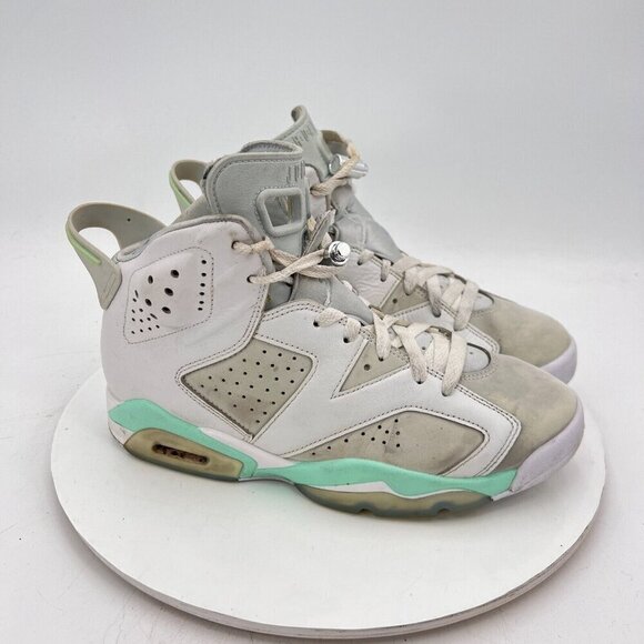 Nike Air Jordan 6 Women Size 8 DQ4914-103 White Mint Foam Basketball Shoes - Picture 4 of 11